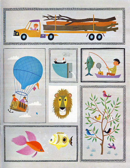 tecknad barnbok 60-tal