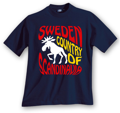 swedish elk souvenir t-shirt