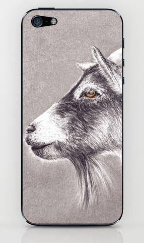 Mobile skin with goat