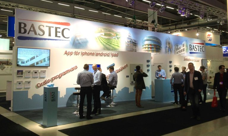 Bastec exhibition at industry expo Nordbygg Stockholm Sweden 2014